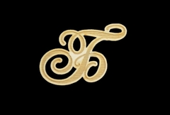 Силиконовый молд Монограмм буква 