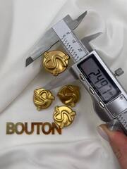 Пуговицы Скиапар. золотистые змейка 