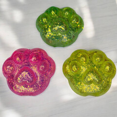 Игрушка-антистресс, тянучка гель, Лапка, МИКС, 6,2*7,5*4 см, 1 шт.