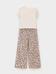 пижама  для девочки  МП 1669/молочный Н253