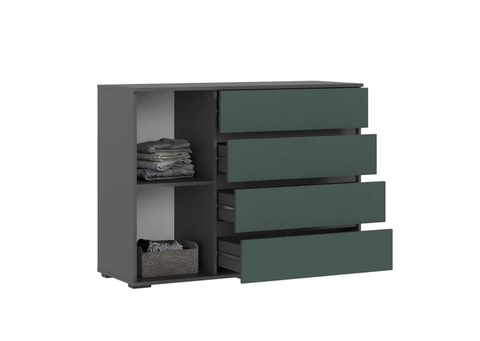 Koмoд Нopд 1 двepь 4 ящика