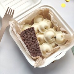 Шоколад «Ланч с пельмешками» / 140 гр