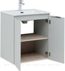 Aquanet 274007 Тумба с раковиной Алвита new 60 подвесная 2 дв. цв. серый (274007)