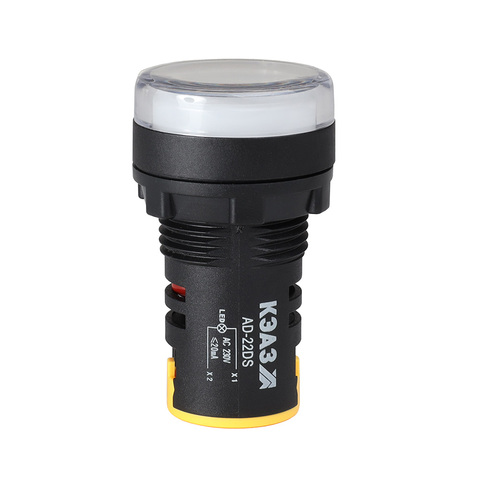 Лампа AD22DS(LED) матрица D22мм белый 230В-КЭАЗ