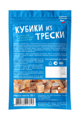 Titbit лакомство для собак Кубики из трески лакомство для собак 80 г