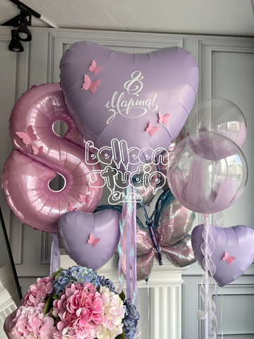 шары на 8 марта № 24