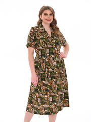 4536 Халат на пуговицах