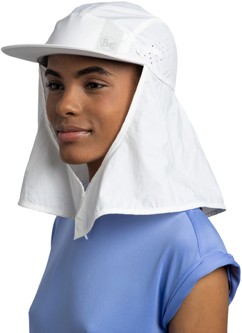 Картинка кепка Buff Desert Cap Solid White - 2