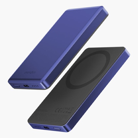 Ультратонкий внешний аккумулятор Energea Alupac 10K, 10000MAH MAGSAFE, Синий | Indigo Blue