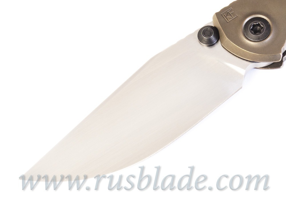 CKF/Marfione Sokosha collab knife (M390, Ti, CF, zirc, Timascus) - фотография 