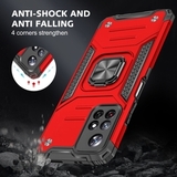 Противоударный чехол Strong Armour Case с кольцом для Xiaomi Redmi Note 11 (Красный)