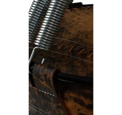 Боксерский мешок DIKO FILIPPOV буйволиная кожа 110см/50см/50кг, коричнево-черный