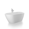 700486000000000 Duravit D-Neo Ванна из DuraSolid 1600х750хh600 мм , отдельностоящая, с 2 наклоном для спины, со спец сливом (без перелива), без поручня, цвет белый