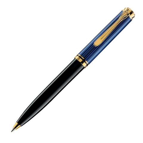 Ручка шариковая Pelikan Souverän® Black Blue GT (996926)