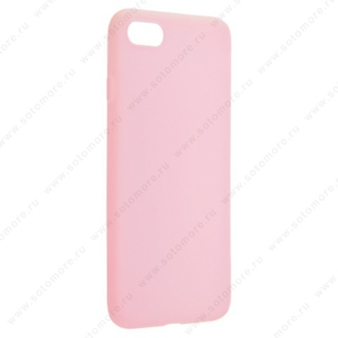Накладка силиконовая Soft Touch ультра-тонкая для Apple iPhone 6s/ 6 розовый