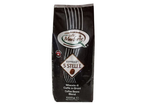 Кофе зерновой Эспрессо 5 Cтелле MonForte, 1кг