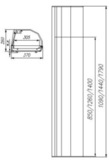 фото 3 Барная холодильная витрина Полюс A37 SM 1,5-1 (ВХСв-1,5 Сarboma) на profcook.ru