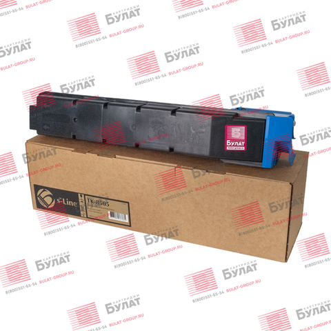 Тонер-картридж БУЛАТ s-Line TK-8505C для Kyocera TASKalfa 4550ci (Голубой, 20000 стр.)