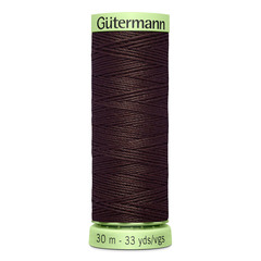 Нить Top Stitch 30/30 м для декоративной отстрочки, Gutermann, 023 горький шоколад