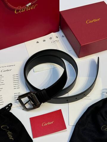 Ремень Cartier Santos de черный