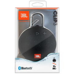 Портативная колонка  JBL Clip 3 Black