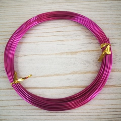Проволока для рукоделия Фуксия 1 мм. (10 метров)
