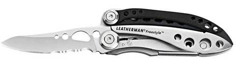 Мультитул Leatherman Freestyle St. Steel, 87,6 mm, 5 функций, чёрный (831121)