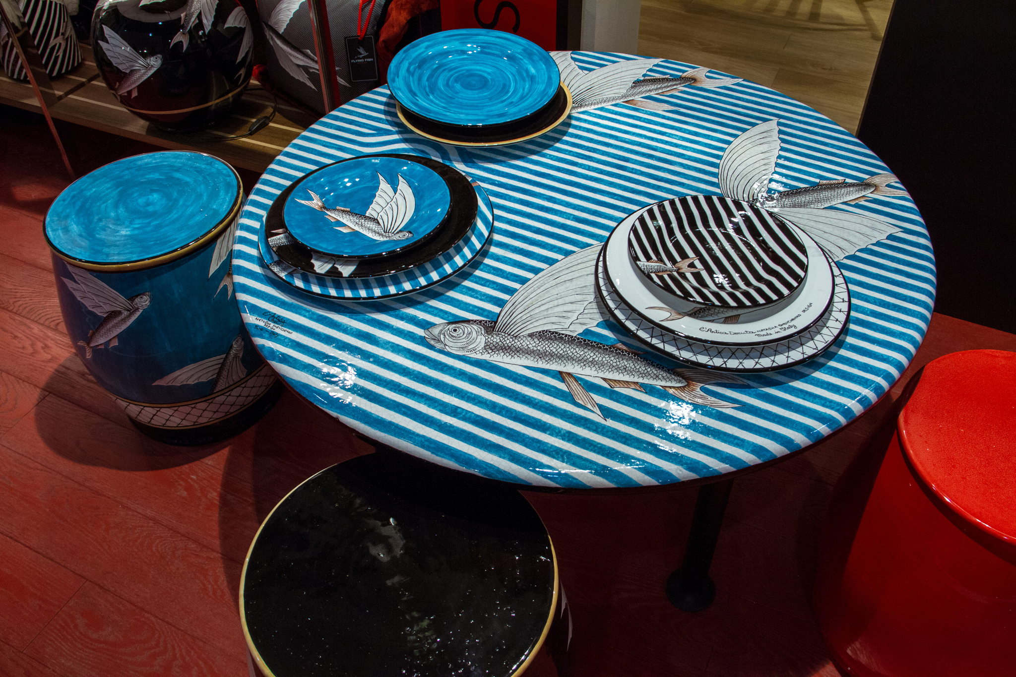 Set of plates Flying Fish collection, 4 pc.