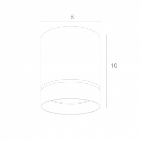 Накладной светодиодный светильник Arte Lamp ELLE A1909PL-1WH