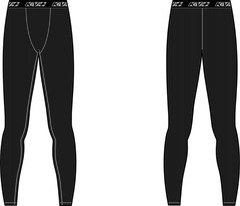 Кальсоны термобелье KV+ Coccola man black 25U109.1