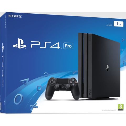 Игровая приставка Sony PlayStation 4 Pro, 1Tb, Jet Black