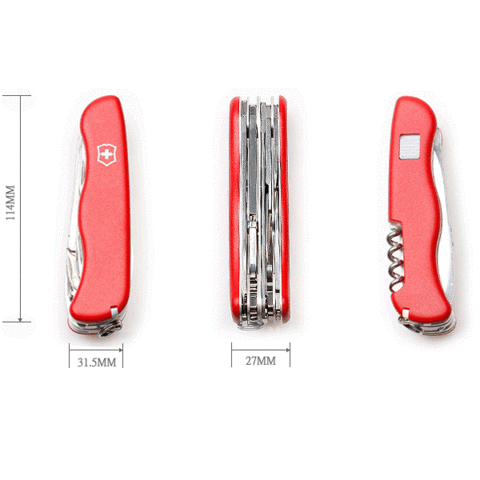 Нож складной Victorinox Hercules, 111 mm, Red (0.9043)