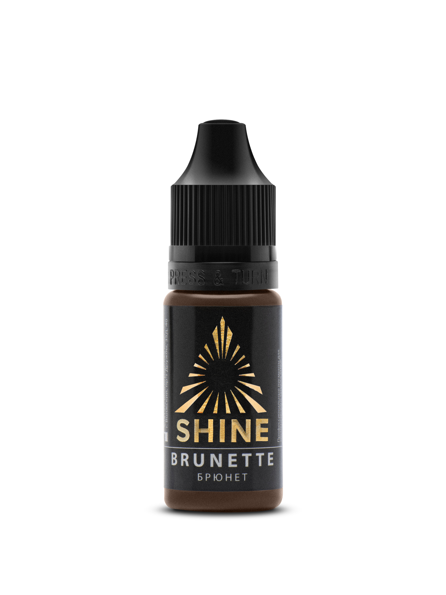 Пигмент для бровей Brunette (Брюнет) Shine на глицериновой основе