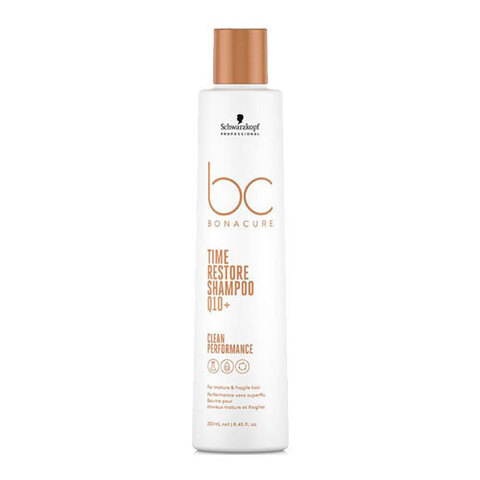 Schwarzkopf BC Bonacure Clean Performance Time Restore Shampoo Q10+ - Возрождающий шампунь для волос