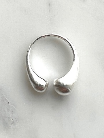 Кольцо  Дафна, серебряный цвет