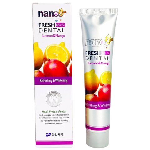 Зубная паста Mirosei Fresh Dental Лимон и Манго, 160 г