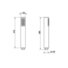 Gessi 14372#727 Gessi Inciso Душевая лейка с защитой от известкового налёта, цвет: Brushed Brass PVD