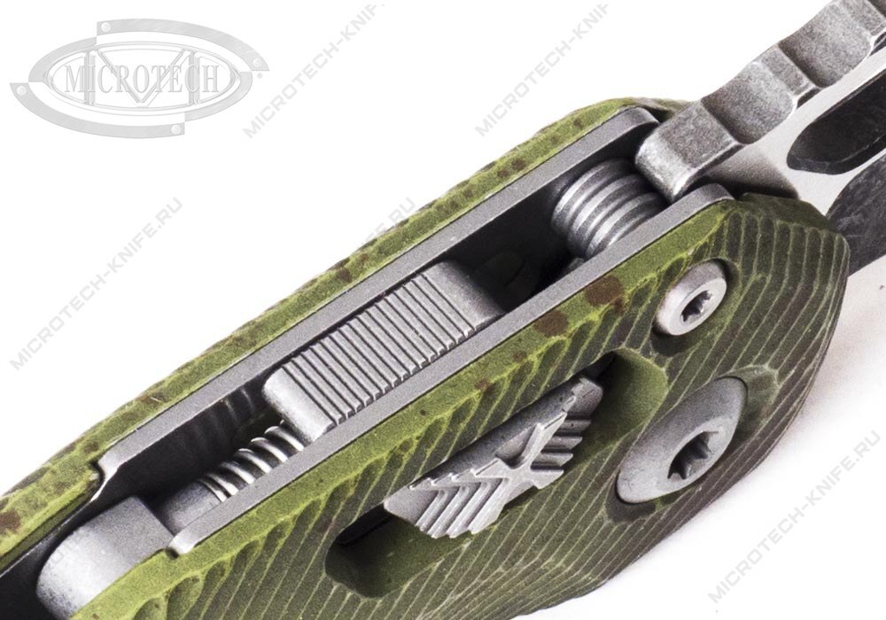 Нож Microtech 210-1FLOBS MSI Outbreak Aluminum Signature Series - фотография 