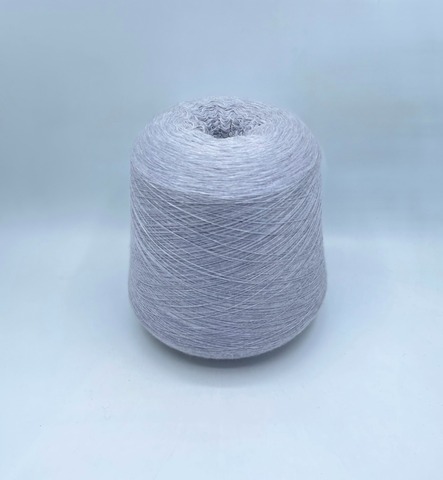 Zegna Baruffa (пр.Италия),art-Labrador 2/60 3000м/100гр. 100%меринос , цвет-Светло-серый меланж(909/17/508) арт.33559