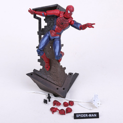 Человек-паук фигурка Супергероя Sci-Fi Revoltech № 039