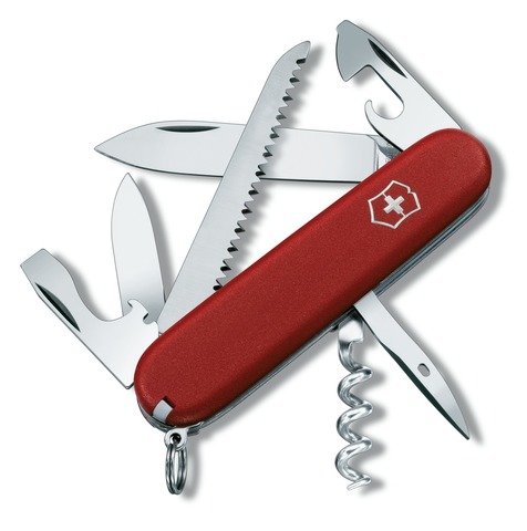 Складной нож Victorinox Camper Ecoline (3.3613) 91 мм., 13 функций, цвет красный