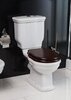BelBagno BB115SCW-BRN Сиденье деревянное, цвет Орех (Noce), Soft close металлическое крепление, петли Бронза