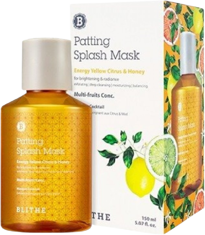 Blithe Energy Yellow Citrus&Honey Splash Mask Сплэш - маска для сияния