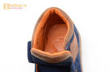 Ботинки для мальчиков кожаные Лель (LEL) на липучке, цвет синий. Изображение 14 из 16.