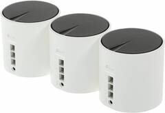 TP-Link Deco X55(3-pack) Домашняя Mesh Wi-Fi 6 система AX3000, до 574 Мбит/с на 2,4 ГГц + до 2402 Мбит/с на 5 ГГц
