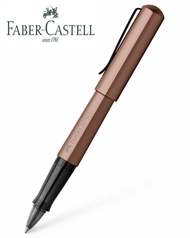 Ручка-роллер Faber-Castell Hexo Bronze, F  (140585)