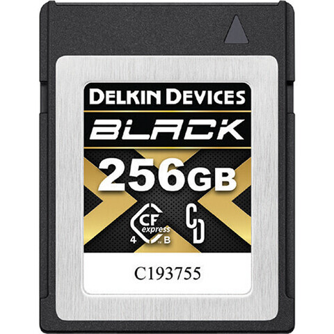 Карта памяти Delkin Devices 256GB BLACK 4.0 Cfexpress B 3650 /3250/ 2060 MB/s