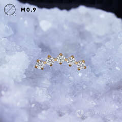 5K Highlight Crystal PVD Yellow