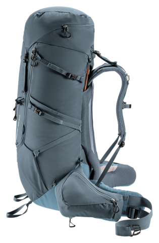 Картинка рюкзак туристический Deuter Aircontact Core 60+10 Graphite-Shale - 4