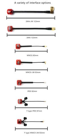 Антенна RUSHFPV CHERRY2 II 5.8 ГГц 1.8 dBi LHCP mmcx 85 мм